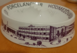 Alföldi porcelain fim (fine ceramic works) Alföldi porcelain factory inscription, logo ashtray
