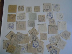 D202378  EGER  régi bélyegző-lenyomatok  40+ db.   kb 1900-1950's