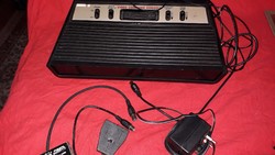 Retro 1980.cca SEGA VIDEOJÁTÉKKONZOL GÉP alapgép 3 kábellel egyben a képek szerint