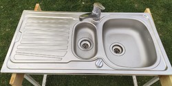 Inox sink tray