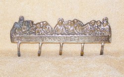 The Last Supper copper wall key holder, hanger