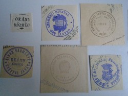D202392 okány old stamp impressions 10+ pcs. About 1900-1950's