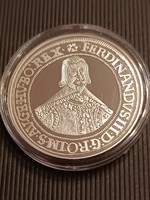 Magyar tallérok utánveretben III. Ferdinánd tallérja 1637. 999 ezüst