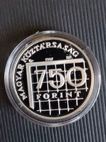 750 Forint 1997 Labdarúgó Világbajnokság ezüst