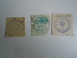 D202399 Oroszvár old stamp impressions 3 pcs. About 1900-1950's