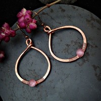 Beeql pink spring earrings