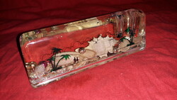 1970. Approx. extremely rare plastic snow globe-type toy traffic goods 17 x 6 cm according to pictures