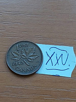 Canada 1 cent 1943 vi. George, bronze xxv