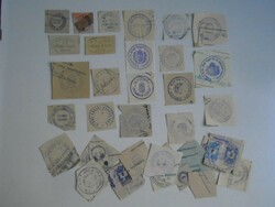 D202368 weed old stamp impressions 33 pcs. About 1900-1950's