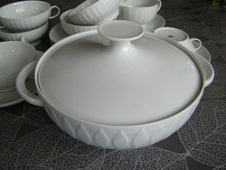 Thomas Lanzette porcelain cream soup set (cups, pourers, bases, bowls) 17 pieces