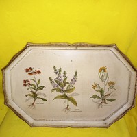 Medicinal wooden tray, offering tray.