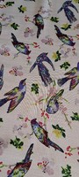 Women's colorful bird scarf, stole (l4663)
