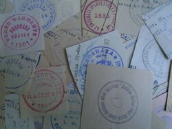 D202395 Orosháza old stamp impressions 34+ pcs. About 1900-1950's