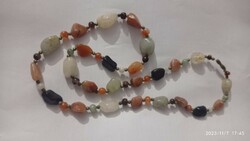 Mineral necklace, modern Indian style women's jewelry