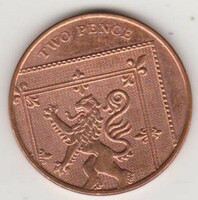 United Kingdom 2 pence (royal arms shield puzzle 2/6 (5th portrait) jc) 2016