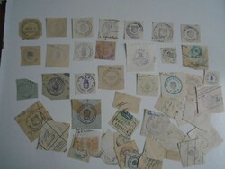 D202379  EGER  régi bélyegző-lenyomatok  36+ db.   kb 1900-1950's