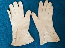 Women's gloves leather gloves 1920+ old leather