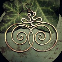 Beeql spiral of nature earrings
