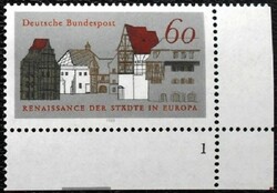 N1084s / Germany 1981 restoration of buildings stamp postal clear arc corner