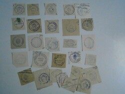 D202388 reed yard old stamp impressions 25 pcs. About 1900-1950's
