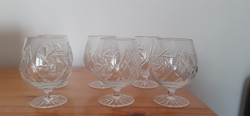 Ajka crystal cognac glass
