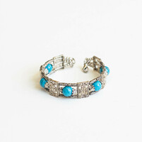 Bracelet with blue turquoise beads - bracelet
