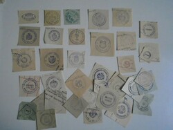 D202386 Dévaványa old stamp impressions 36 pcs. About 1900-1950's
