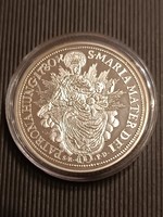 Hungarian thalers in mint condition Maria Theresia thaler 1741 .999 Silver