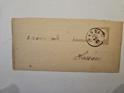1887-es Vétbizonyítvány Kassa , Adópénztár
