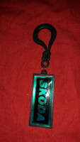 Retro traffic shop Skoda car plastic prismatic key holder, double-sided, as shown in the pictures
