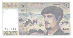 20 frank francs 1990 Franciaország Gyönyörű