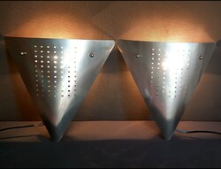 Modernist paul neuhaus nickel-plated wall lamp, design negotiable in pairs