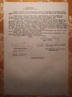 1940. Protocol on the negotiation of the Jewish estates in Borota 3.