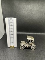 Silver miniature car