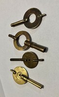 Biedermeier clock keys