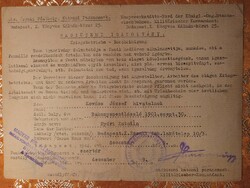 1944.Hadiüzemi igazolvány