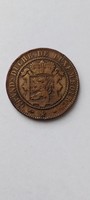 10 Centimes of 1865 Luxembourg, rarer!
