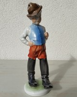 Herend boy figure with boots