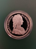 Magyar tallérok utánveretben Mária Terézia tallérja 1741 .999 ezüst