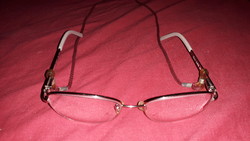 Women's glasses with extra-quality glass lenses, 14 arms with gold-plated frames, as shown in the pictures