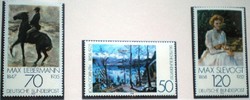 N986-8 / Germany 1978 German Impressionism stamp series postal clear