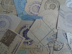 D202480 matésalka old stamp impressions 24 pcs. About 1900-1950's