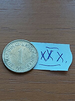 Yugoslavia 1 dinar 1986 nickel-brass xxx