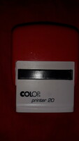 Retro MINŐSÉGI COLOP printer 20 automata bélyegzőház hibátlan 8 x7 cm a képek szerint