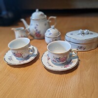 Ravenclaw patterned tea set for 2 people + jewelry box