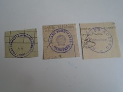 D202488 old German stamp impressions 3 pcs. About 1900-1950's