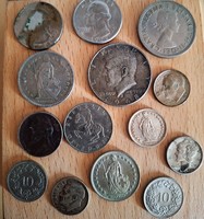 Old coins containing silver