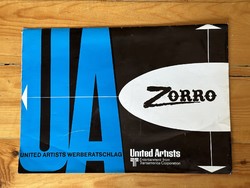 Zorro movie poster presentation folder