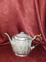 English antique Sheffield silver-plated teapot from the 1800s!