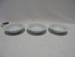 Alföldi porcelán hófehér mártásos tálka - három darab együtt